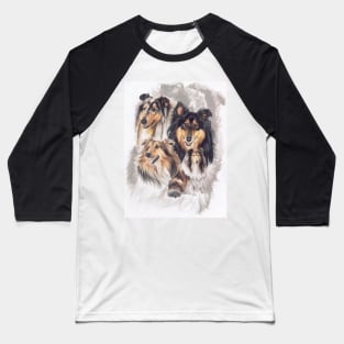 Rough Collie Medley Baseball T-Shirt